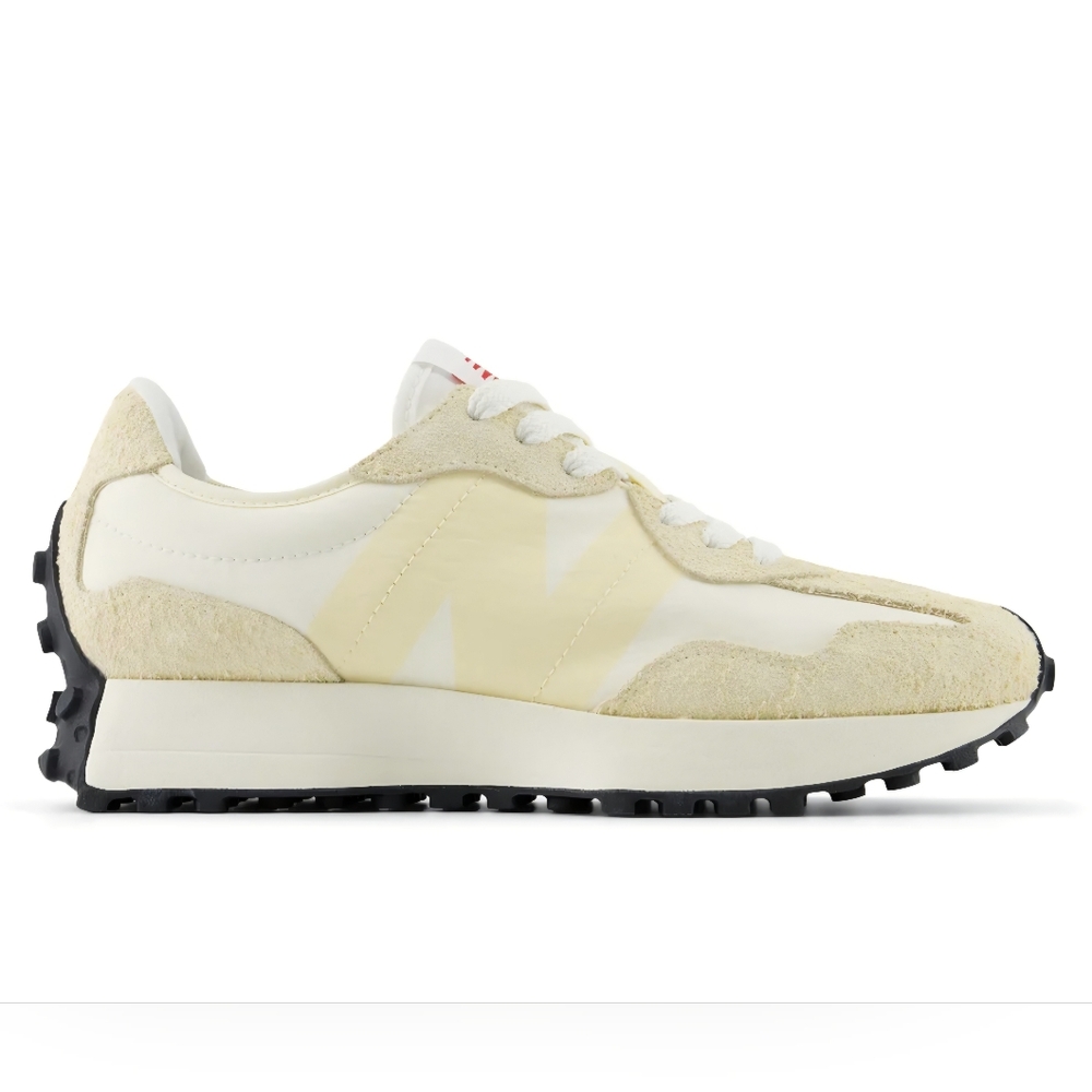NEW BALANCE WOMENS 327 LIFESTYLE BEIGE WHITE SNEAKERS US6.5/UK4.5/EUR37